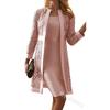Women's Lace Cardigan Dress with Two Coats - Colorful New Design
