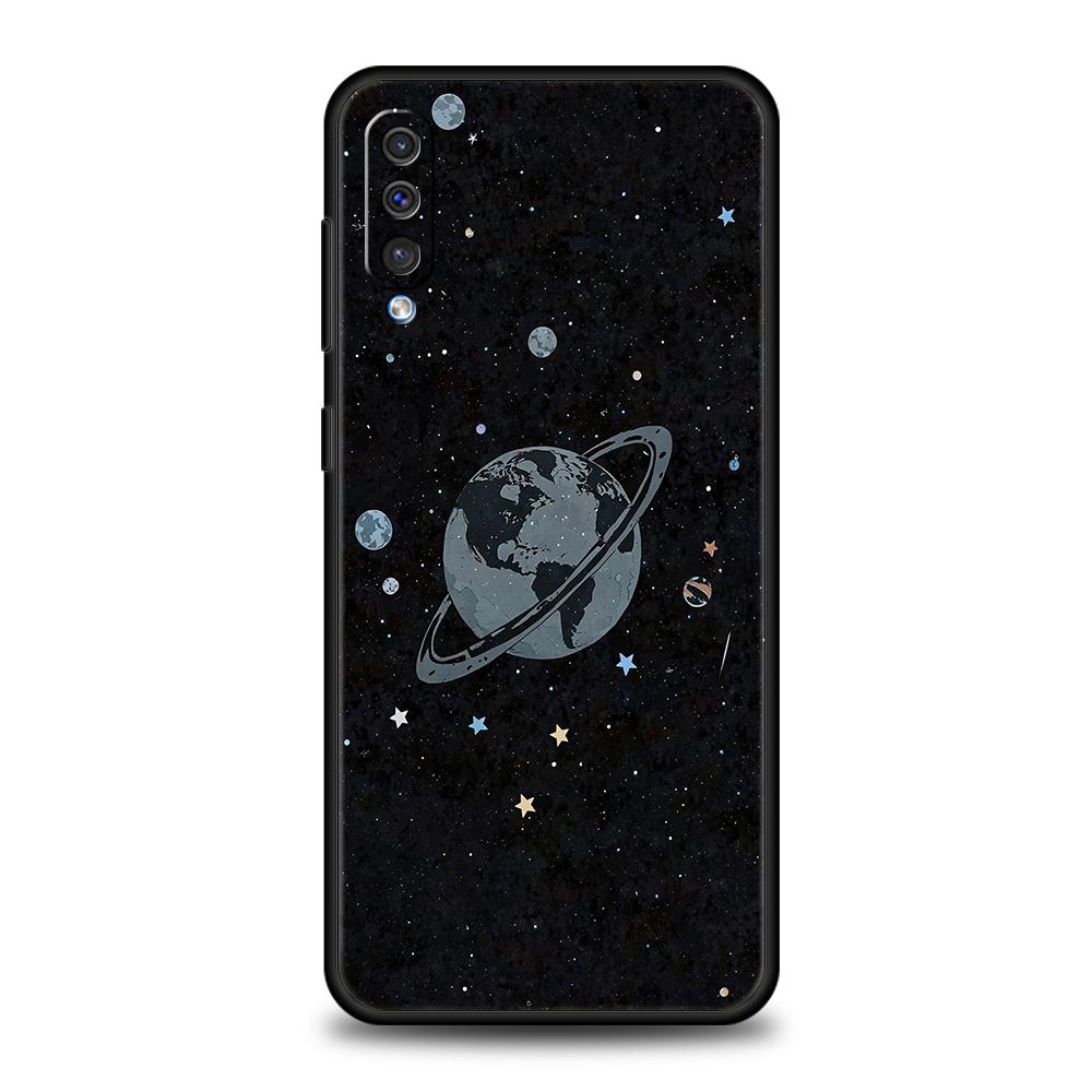 Starlit Sky Planet Space Art Phone Case For Samsung A56 A36 A26 A24 A16 A14 A12 A32 A50 A70 A22 A40 A34 A54 A42 A52 5G A06 Cover