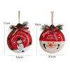 Pleasant Sound Snowman Bell Pendant Santa Claus Christmas Tree Hanging Bells  New Year Gifts