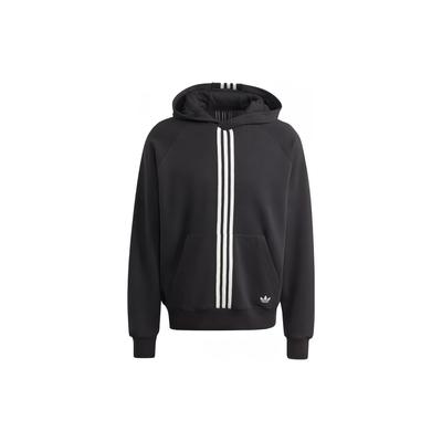 adidas Originals Trefoil Winter Hacked Hoodie With Three-Stripe Color Block Men Hoodie Black IP9485