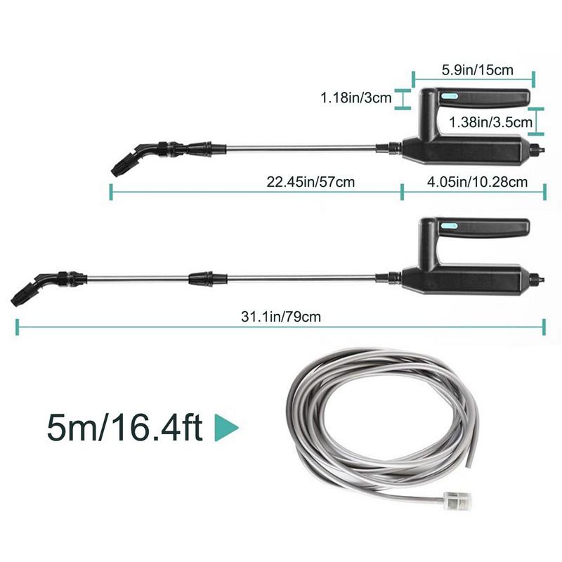 Water Nozzle For Hose Heavy Duty Water Mister Nozzle High Pressure Adjustable Sprayer For Pet Washing Car Cleaning Garden