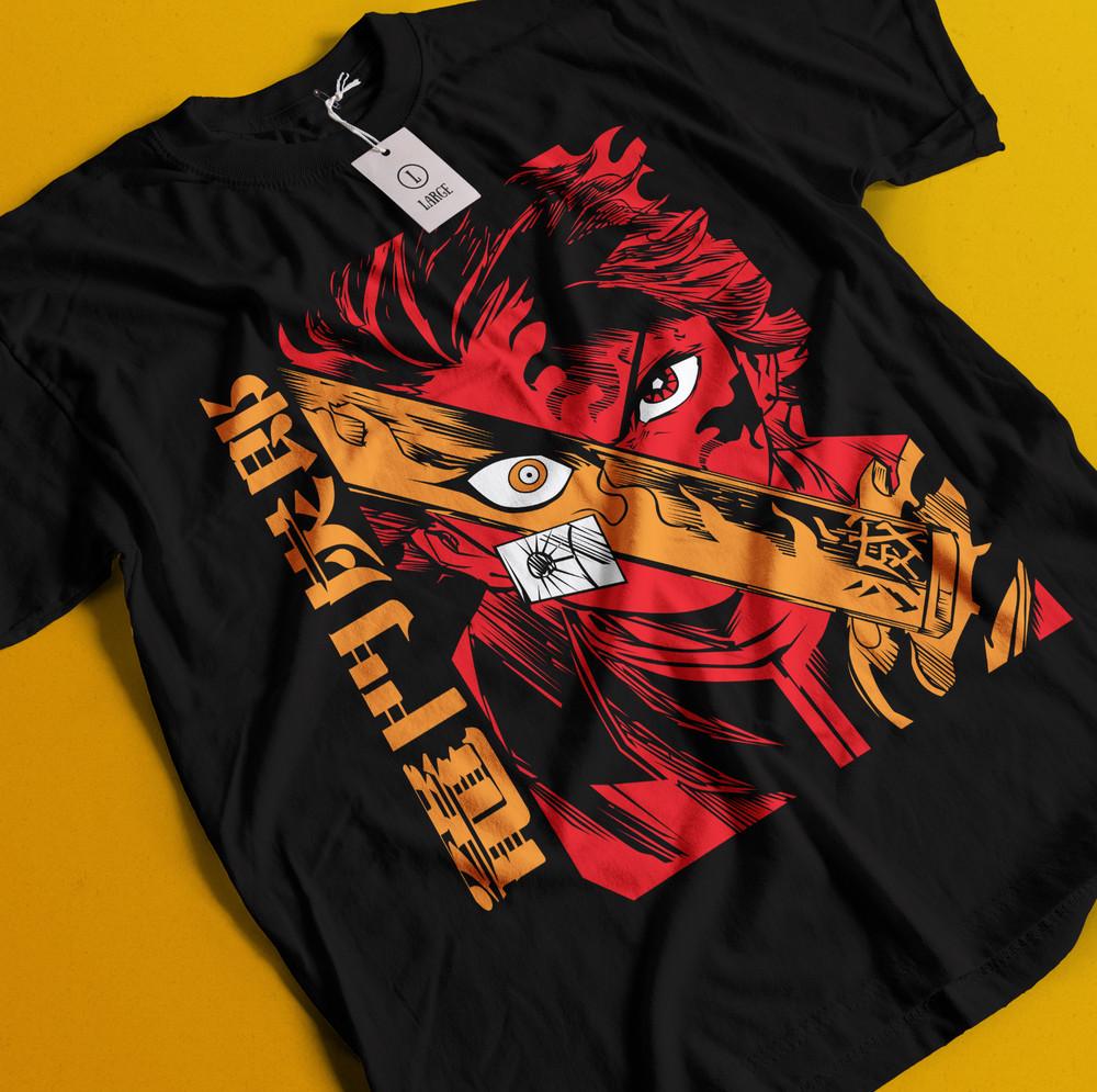 

Сорочка Вбивця Демонів Футболка Тандзіро Футболка Незуко Футболка Мудзан Дома Футболка Іноске Дзеніцу 3XL