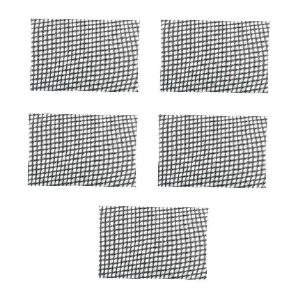 5PCS Gardening Flower Pot Hole Mesh Mat Pad Plant Potting Bonsai Bottom Grid Mat (30 * 20cm)