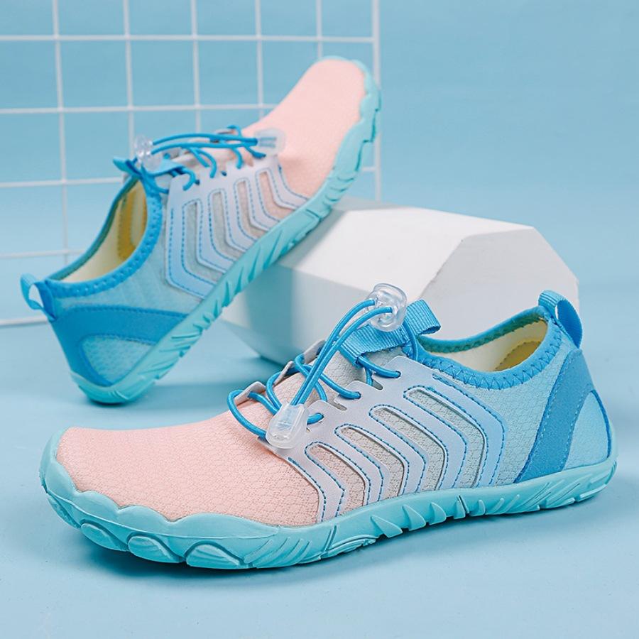 

Вуличне швидковисихаюче пляжне взуття, нековзне взуття для струмків, чоловіче та жіноче взуття для бродіння, дихаючі сандалі, амфібійне взуття з захистом від порізів для плавання 42