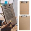 Wood Clipboards A4 A5 Memo Folder Durable Storage Folder Cafe