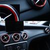 5Pcs/Set Car Air Conditioner Vent Outlet Ring Trim Decor for Mercedes Benz A B GLA CLA Class W176 W246 C117 X156 AMG 2012-2018