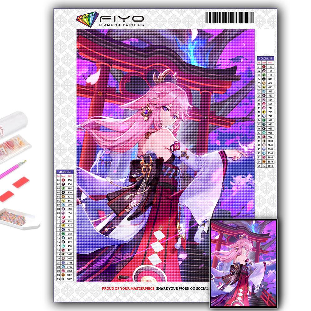 Diamond Painting Genshin Diamond Mosaic Craft Diamond Embroidery Painting