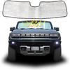 For Hummer EV Accessories Windshield Sun Shade Front Sun Visor for Car Windshield Foldable&Reflective Car Sun Visor Blocks Sun Rays Keep Cooler for