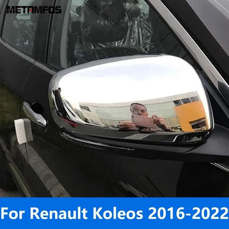 Rearview Mirror Cover Trim For Renault Koleos 2016-  Chrome Side Door Mirror Protector Exterior Accessories Car Styling