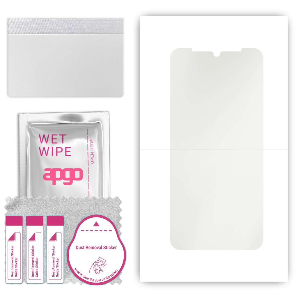 apgo Hydrogelová matná ochrana displeje pro Blackview BV9800, Hydrogelová fólie, Flexibilní, Měkké TPU s polohovací vrstvou snadná instalace