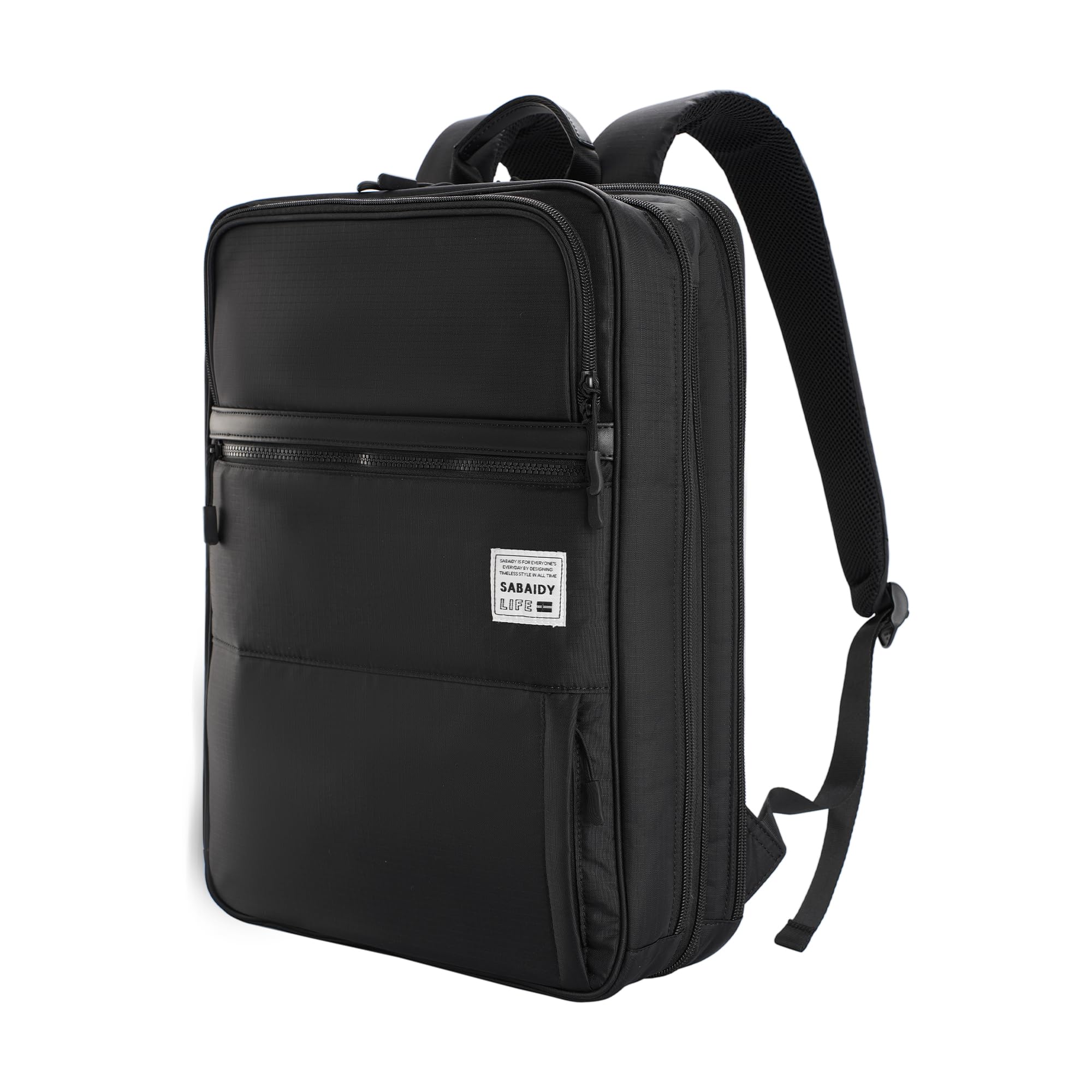 

YCD Business Backpack [Expandable Gusset 2-Layer Pocket for Multifunctional Storage] Men s Commuter Backpack, Lightweight, Large Capacity,
