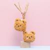 Keychain Cute Bear Cartoon Girls Backpack Decoration Hanging Plush Gift Doll