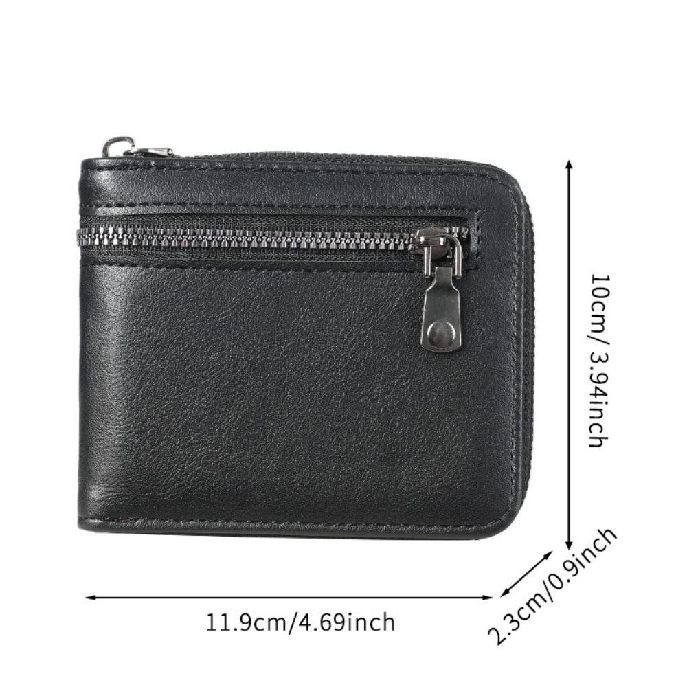 Coin Purses Fold Wallet ID Card Holder Business Purse Fashion Men's Short Wallet  Daily