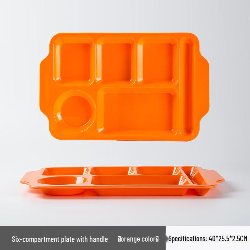 Commercial Multi-Compartment Melamine Meal Tray