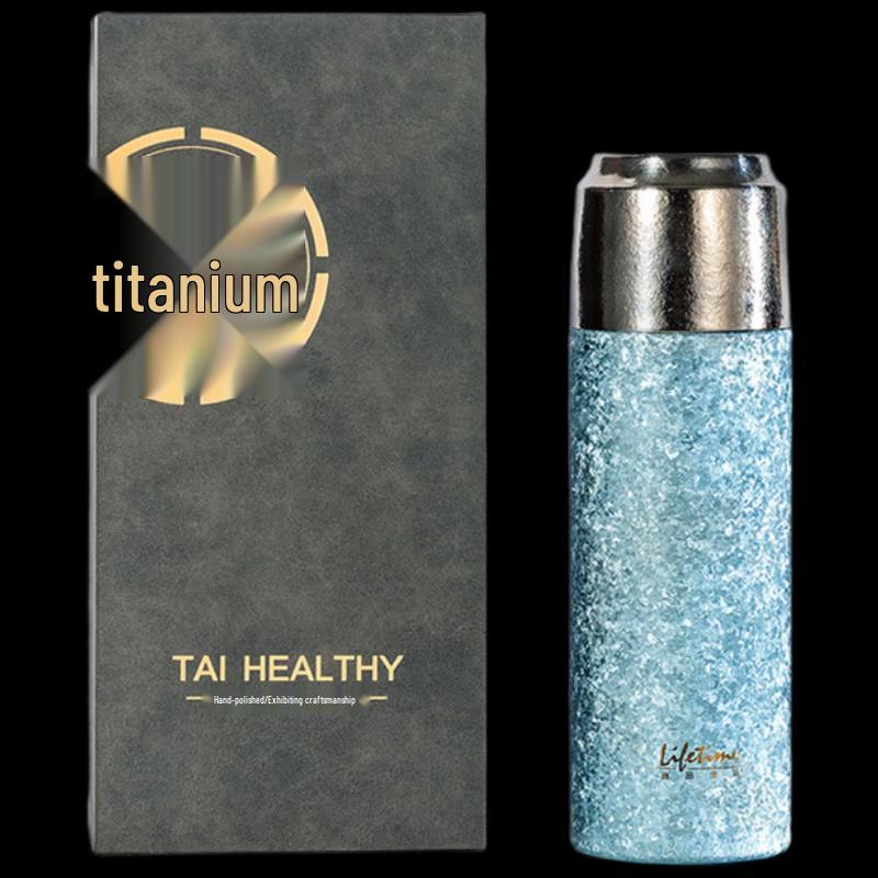 Shangqi Titanium Double-Wall Vacuum Tea Bottle with Infuser