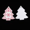 20x Christmas Pieces Gift Wood Tag for DIY Scrapbook Embellishment