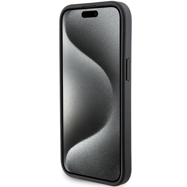 Guess Guhcp15Spgs4Tdk Iphone 15 / 14 / 13 6.1 Czarny/Black Hardcase Grip Stand 4G Triangle Strass