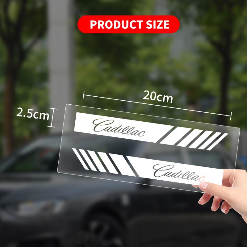 2Pcs Car Rearview Mirror Sticker Decals Auto Exterior Accessories For Cadillac Escalade CTS ATS SRX STS XT5 XT4 XT6 XTS CT4