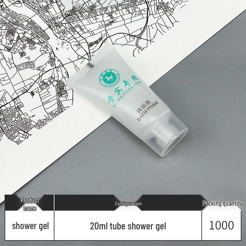 White Tea Travel Shampoo & Shower Gel Set - Portable Hotel Toiletries