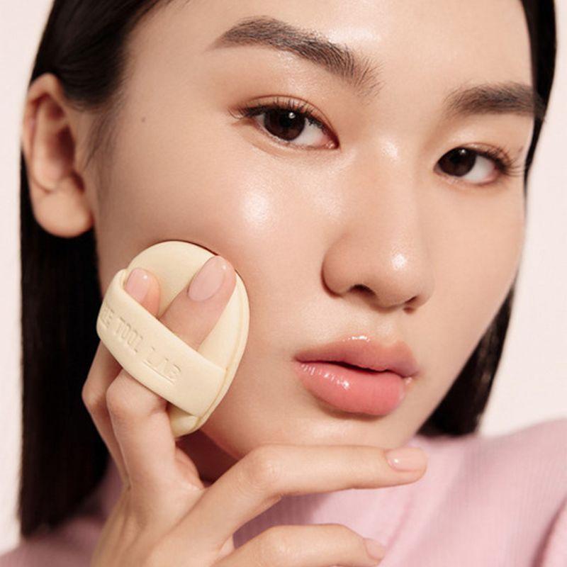 THE TOOL LAB [По-настоящему прозрачная пуховка] The Tool Lab Стойкая пуховка Cover puff round 2 pieces