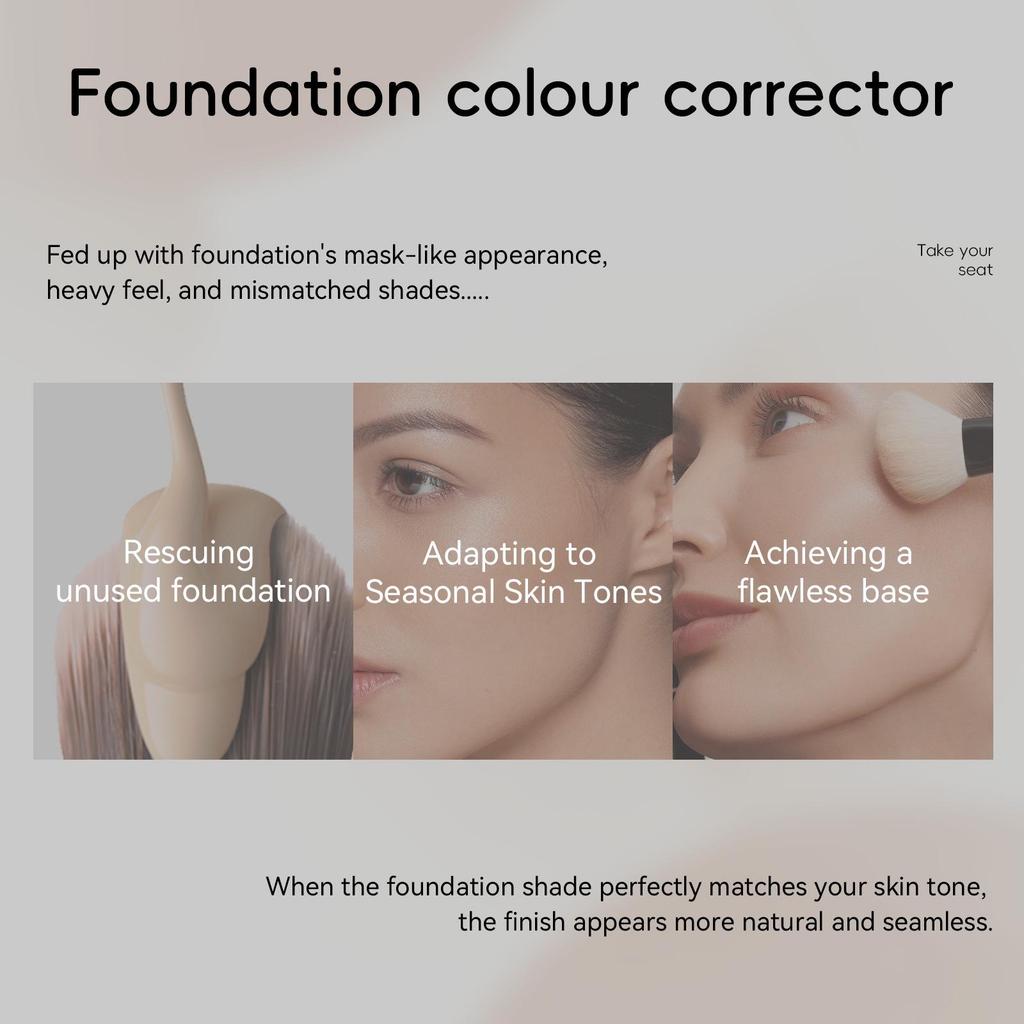 White Foundation Liquid Mix: Stage Makeup Adjuster for Dark Base