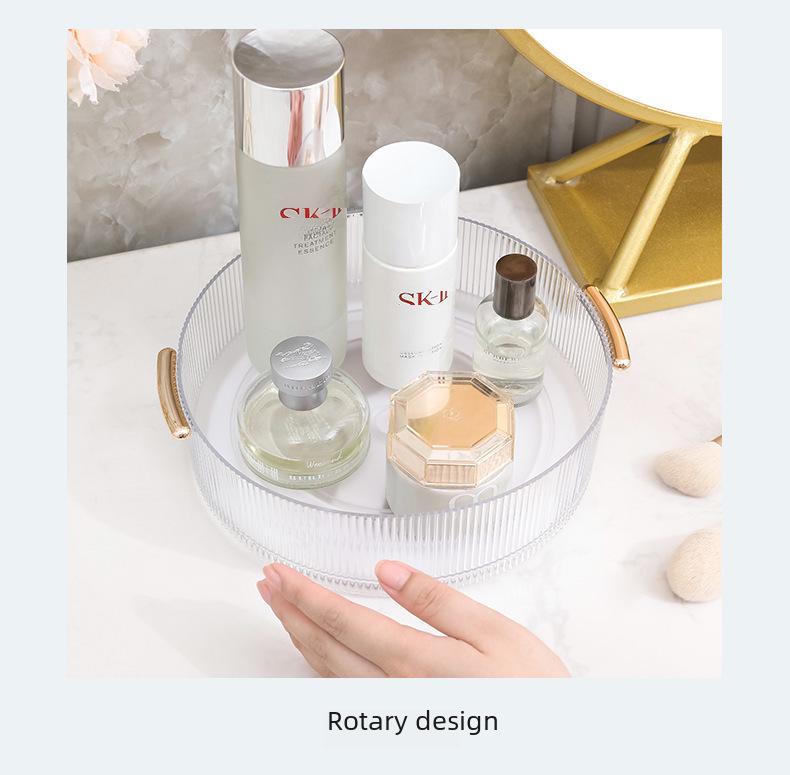 360° Rotating Cosmetic Organizer & Kitchen Spice Rack.