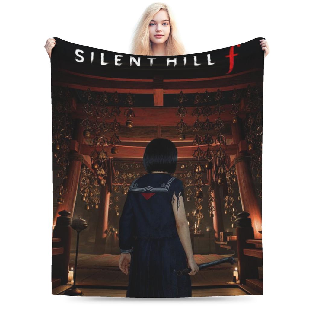 silent hill f horror game 2025 Accessories Blanket Ultra-Soft Fleece Throw Blanket Cozy Bedspread