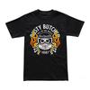 2026 Harley T-shirt RustyButcher Biker American Vintage Ride West Coast Short Sleeve Grab Lightning Trend Cotton T-shirt Y2k Short Sleeves Classic