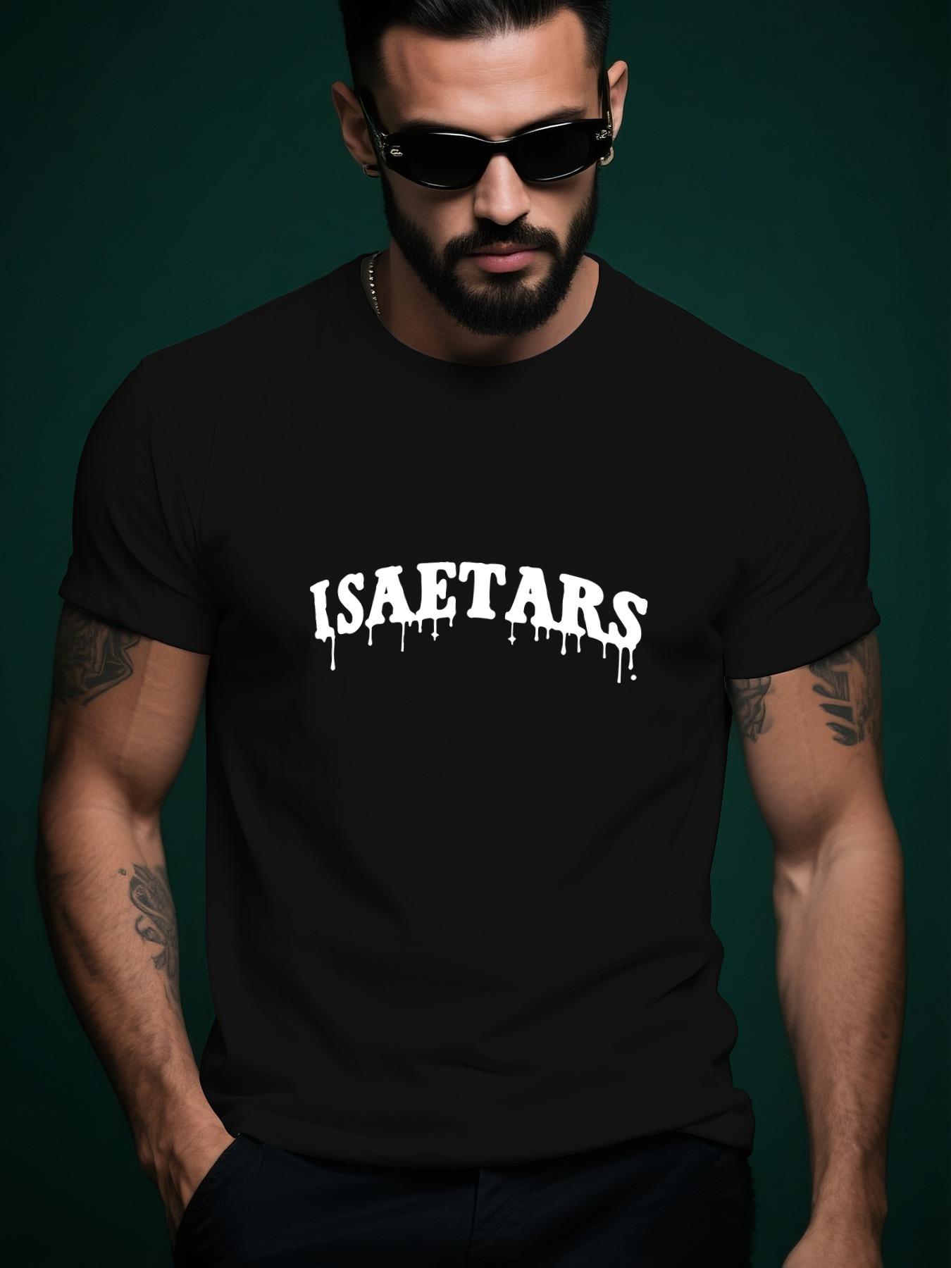 ISAETARS Summer Tshirt - Short Sleeve Crew Neck M