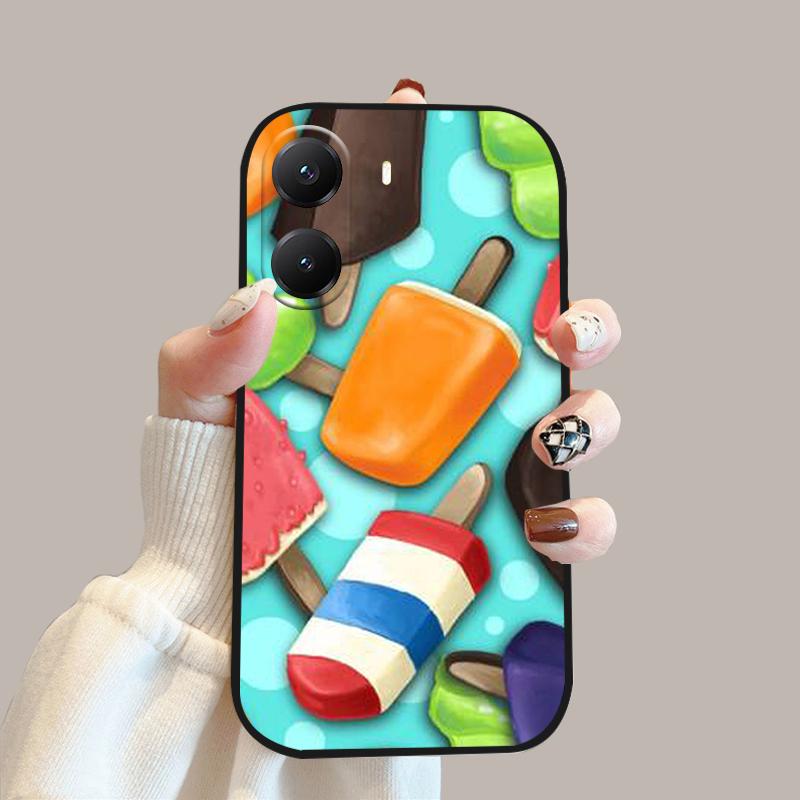 Cartoon Fashion Case For Xiaomi Poco X7 Pro Coque 2412DPC0AG Soft Silicone TPU Phone Cover For Redmi Turbo 4 5G Phone Fundas