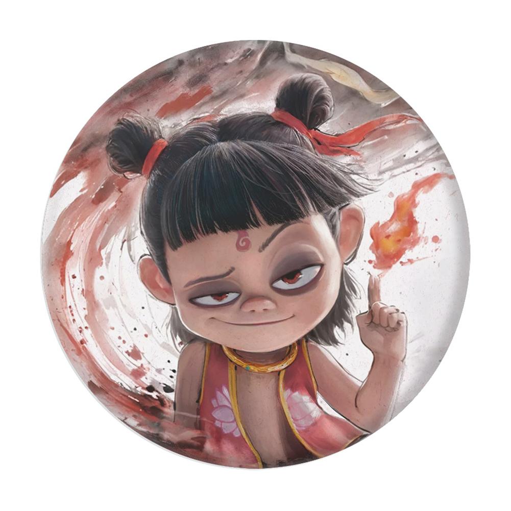 Odznak Brože Ne Zha Ao Bing Ao Guang Shen Gongbao Kreslená Brož Kovová Brož pro Oblečení Batoh Doplňky Dárek