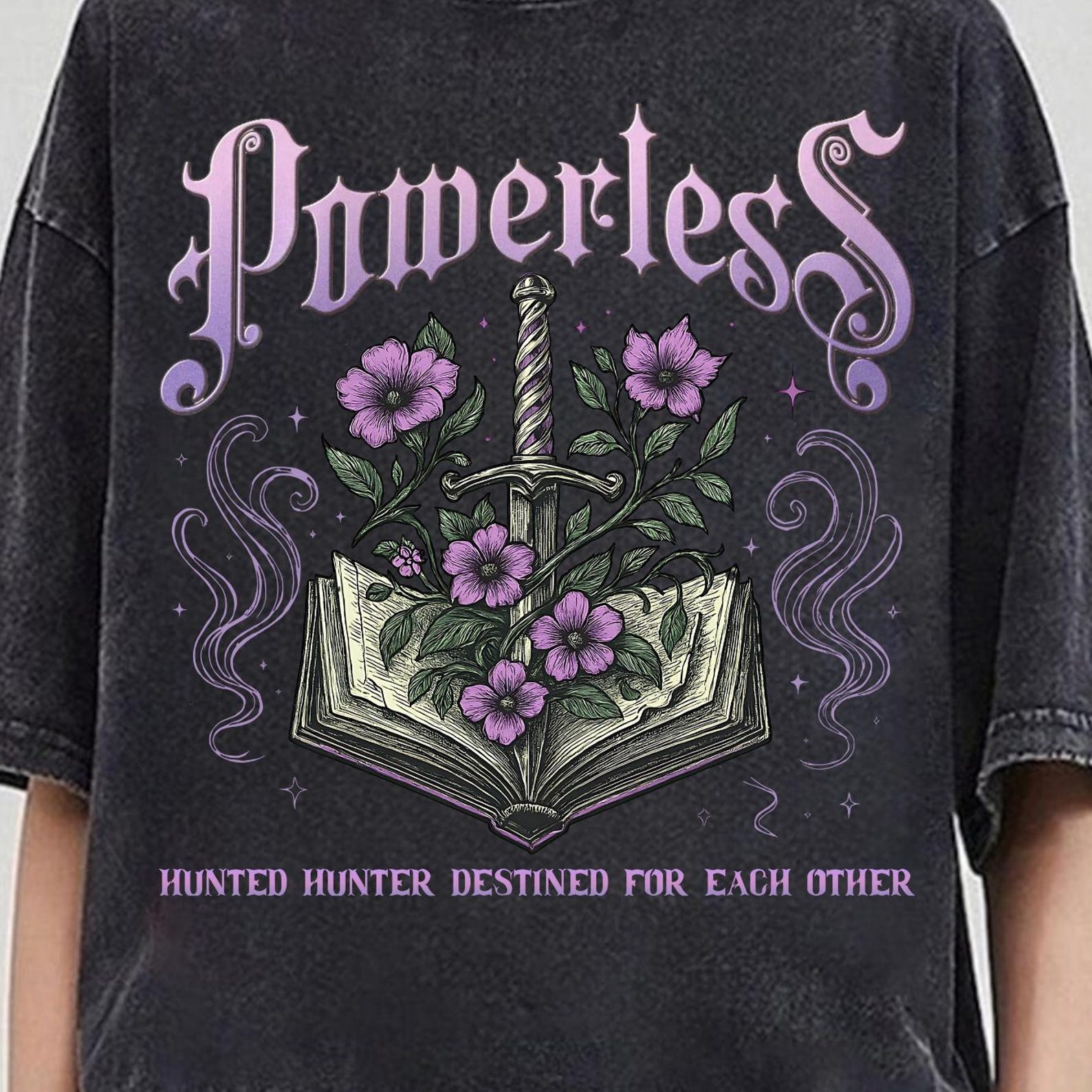 Reckless Lauren Roberts, Kai Azer I Love You In Powerless Comfort Colors, Kai Azer Powerless, Booktok Merch, Reckless Book, Powerless Tee M