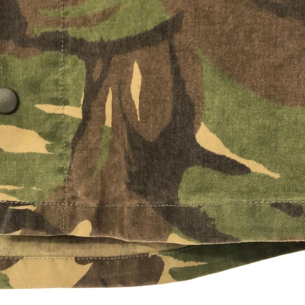 90s KL Dutch Army Camouflage Long Sleeve Military Jacket Khaki Old Men's Used