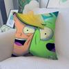 F-Final Space Cartoon Pillow Covers Cartoon Sofa Decorative Home Double-sided Printing Short Plush Cute Cushion Cover