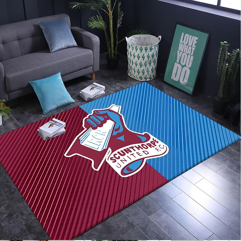 1PC rug Scunthorpe Fc Emblem Carpet, Chair Rug,Area Rug for Office Bedroom living rooms bedroom, Doormat decor Christmas fan gifts
