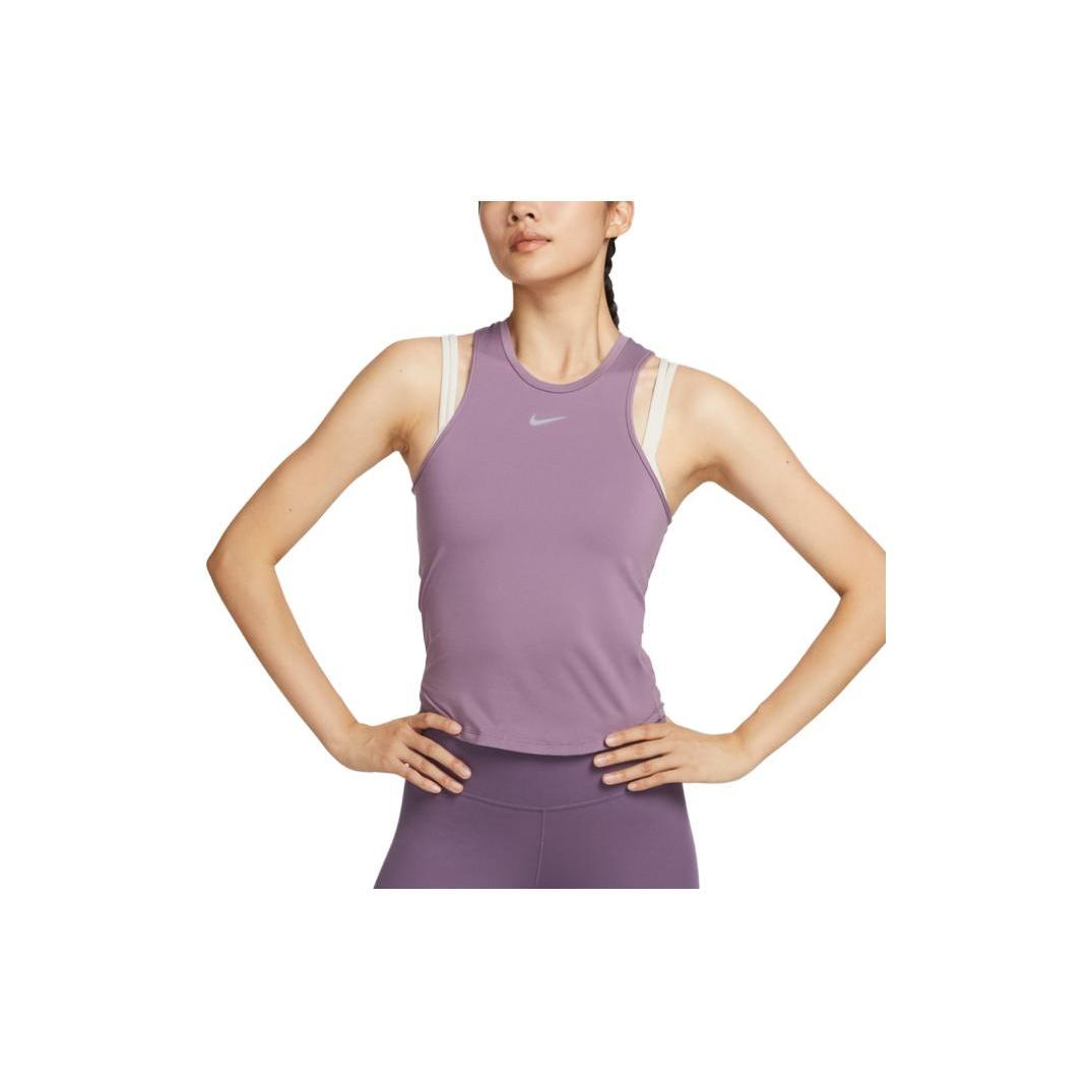 (WMNS) Nike Dri-FIT One Luxe Women s Cropped Tank Top  Purple  FB5271-536 L