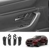 LHD RHD For Mazda CX-60 CX60 -2024 cx90 2024-2025 Carbon Fiber Car Door Handle Bowl Protector Frame Cover Trim Accessories
