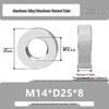 Aluminum Alloy Hand-Tightened Knurled Nut Adjustment Lock Gauge M3-M8