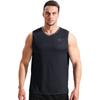 Herren Sportweste Shirts Bodybuilding Tanktops Training Gym Tee Ärmellose V-Ausschnitt Jacke