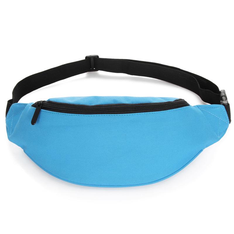 Men's Solid Color Crossbody Phone and Cigarette Waist Bag with Fashionable Texture