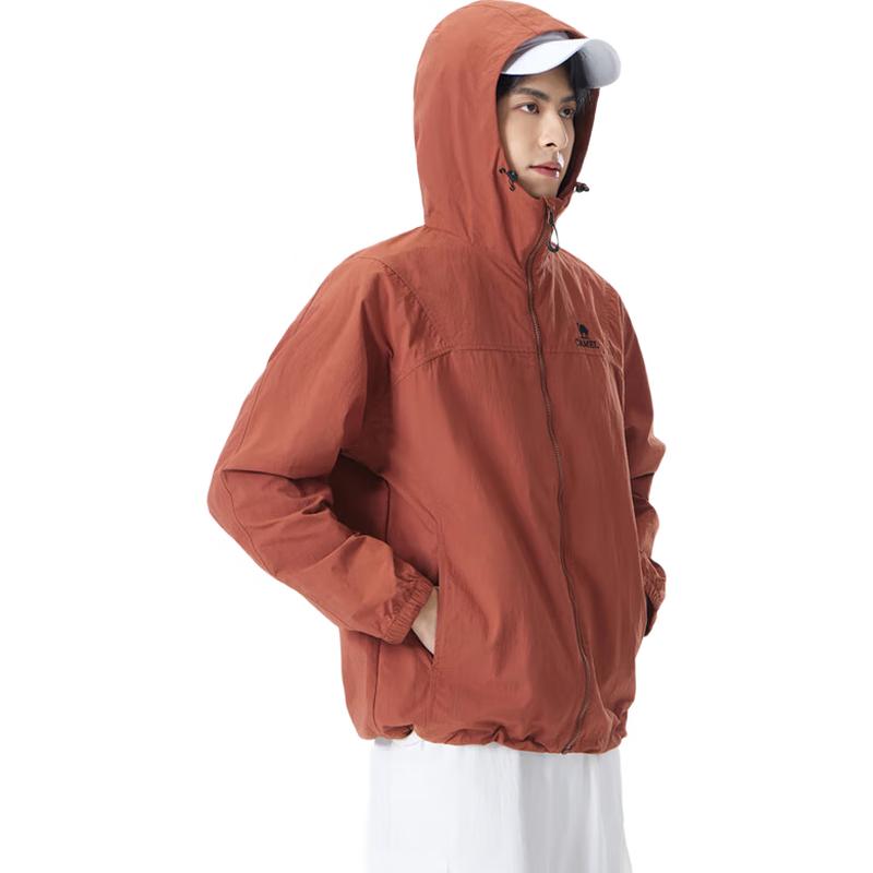 CAMEL Unisex Outdoor Water & Oil Resistant Hooded Jacket M35BA6V062