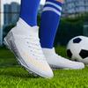 Nowe buty piłkarskie wysokie męskie młodzieżowe buty z długimi korkami Mundial buty sportowe dla studentów