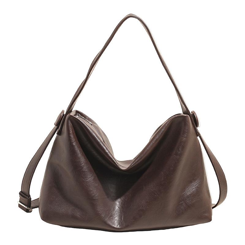 Commuter retro large-capacity bag women's 2025 new autumn and winter versatile messenger bag going out to work shoulder tote bag