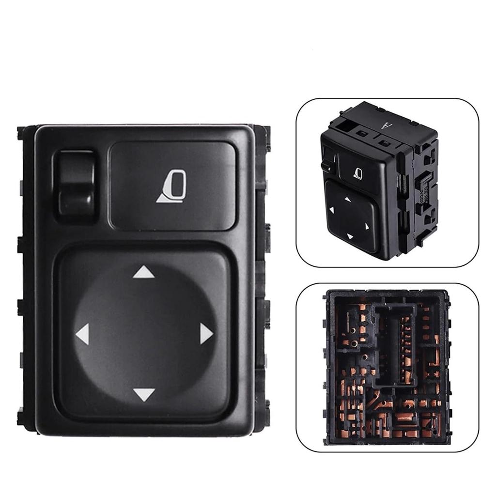 [Replacement] Car Rearview Mirror Switch Car Mirror Glass Switch Car Rearview Rear Mirror Control Switch for Nissan 2005-2019 25570-CL00A WXCNRUJ
