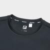 FILA Solid Color Round Neck Sports Casual Sweatshirt Men sweatshirt Deep-Black A61M342202A-BK