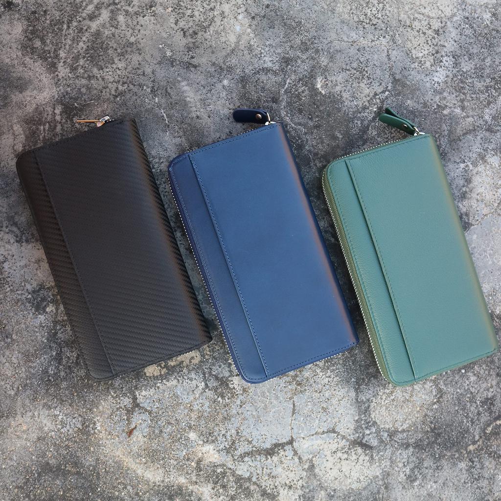 Long Large Holds 25 Round Card Genuine Bill Coin Made by a Wallet Wallet Black [jxleichi] Wallet, Men's Wallet, Wallet, Cowhide, Capacity, Cards,