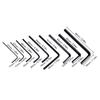 9Pcs Guitar Hex Wrench Metal Hex Key Flat End Instrument Accessory for Repair Maintenance