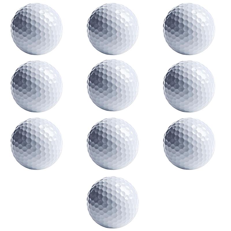 10/20 Pcs Golf Balls Driving Range Double-layer Match Ball Colored Durable Golf Training Practice Ball for Match Use