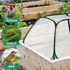 Row Covers For Garden Breathable Mesh Planter Accessories With Zipper Garden Bed Cover For Outdoor Winter Cold Weather Freezing