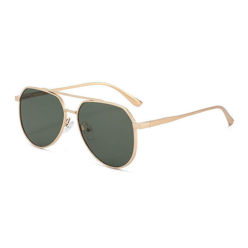 Premium Double Bridge Pilot Sunglasses for Men & Women, Perfect for Driving